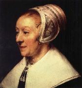 REMBRANDT Harmenszoon van Rijn Portrait of Catrina Hoogshaet at the Age of Fifty Spain oil painting artist